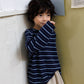 《予約》Flap Stripe Tee / ANDBUTTER