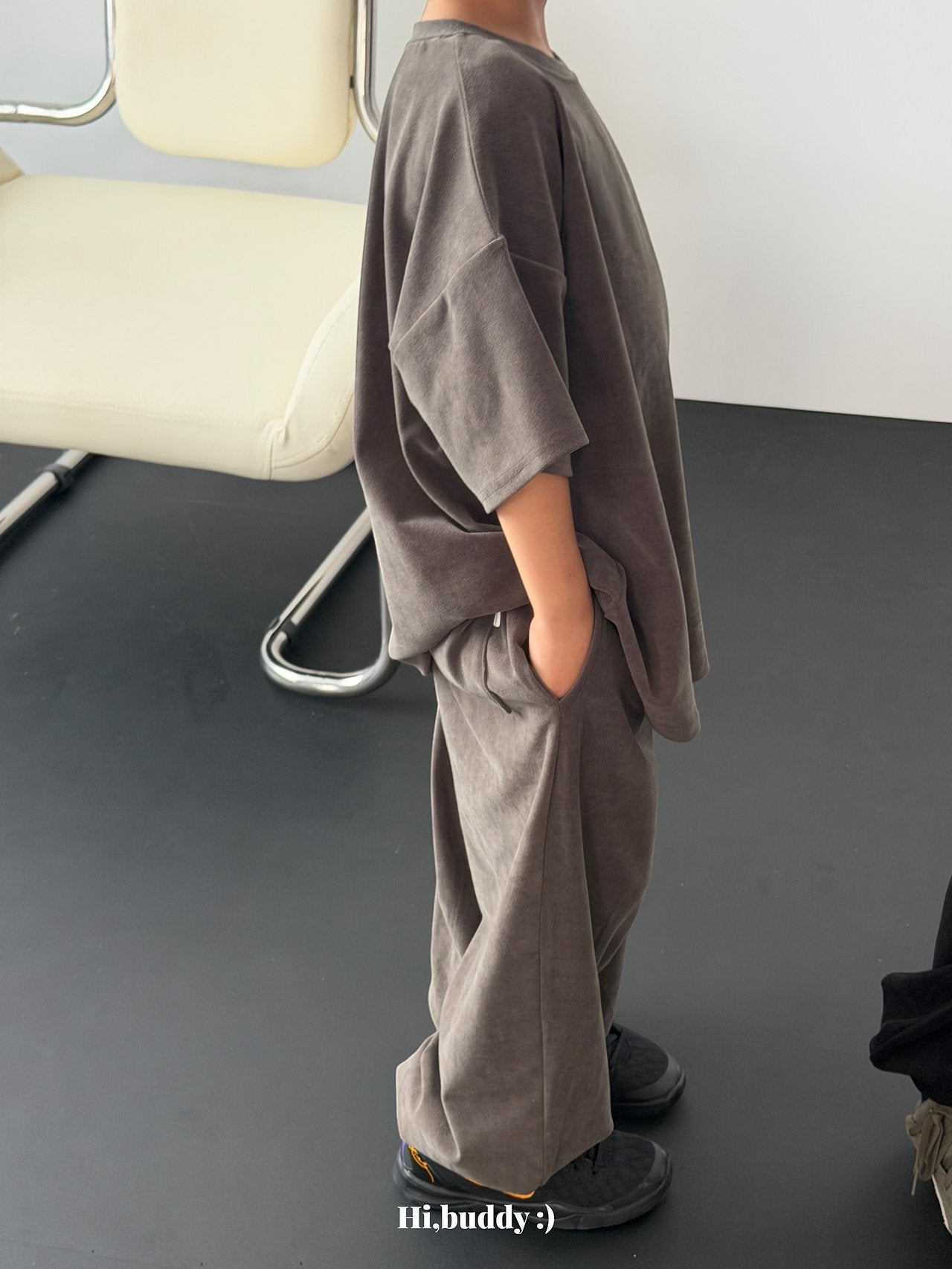 《予約》Velvet Jogger Pants / Hi,buddy