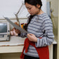 《予約》Flap Stripe Tee / ANDBUTTER