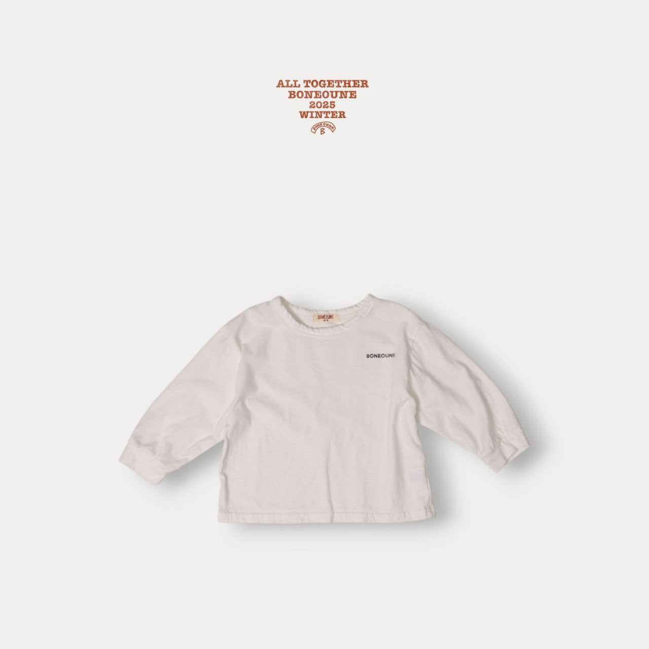 《予約》Bone Peach Tee / Boneoune