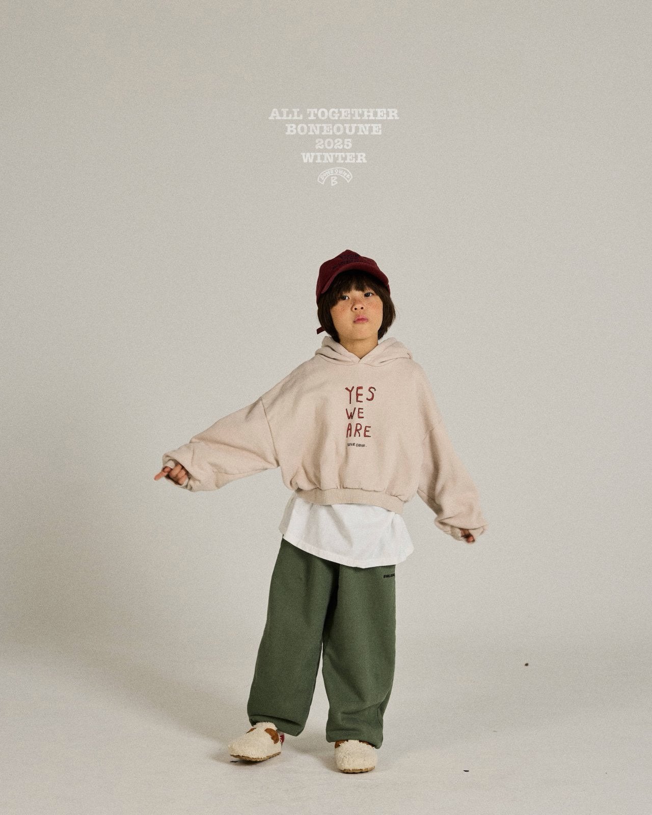 《予約》Yes Crop Hood / Boneoune