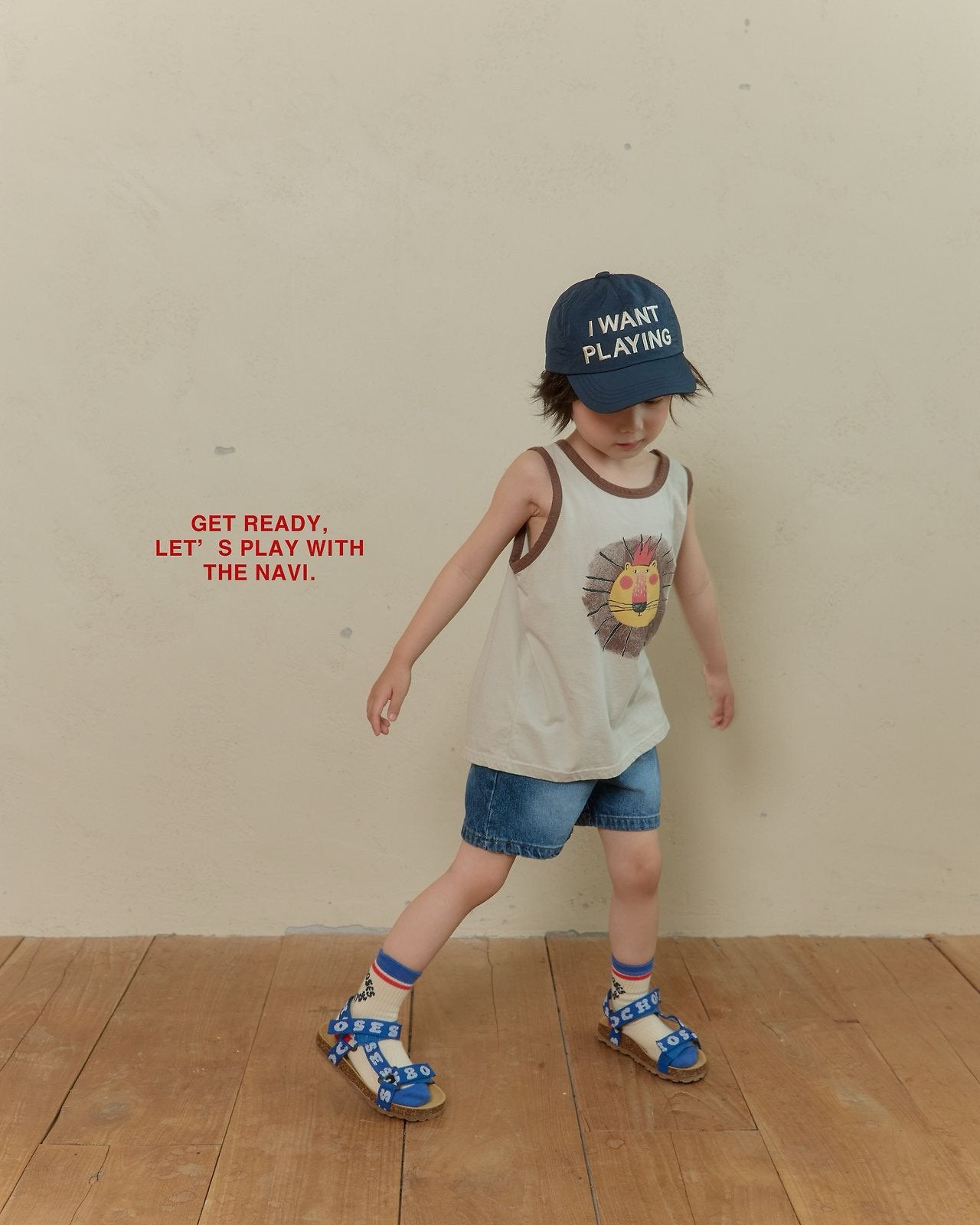 《予約》Half Denim Pants / Navi