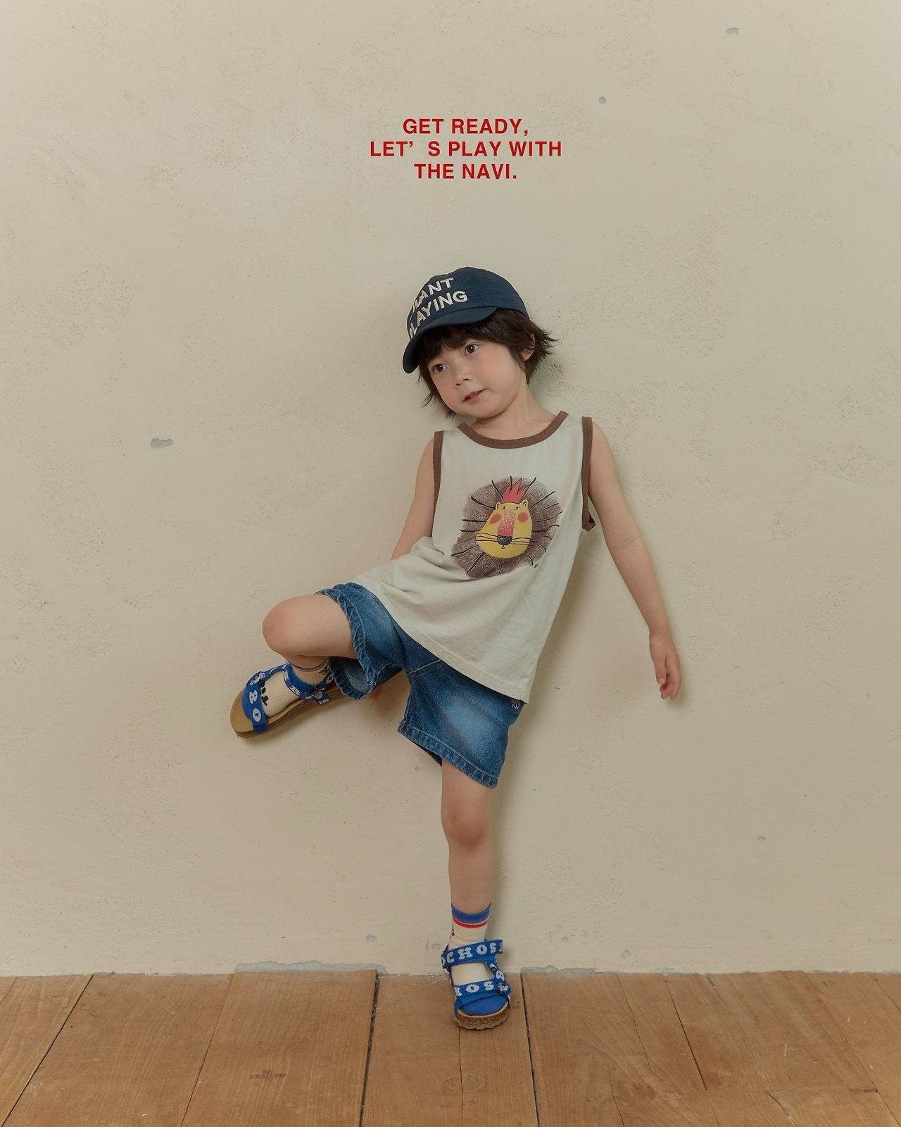 《予約》Half Denim Pants / Navi