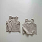 《予約》Natural Button Sleeveless / andbutter