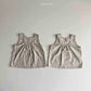 《予約》Natural Button Sleeveless / andbutter