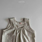 《予約》Natural Button Sleeveless / andbutter