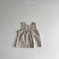 《予約》Natural Button Sleeveless / andbutter
