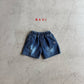 《予約》Half Denim Pants / Navi