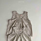 《予約》Natural Button Sleeveless / andbutter