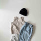 《予約》Natural Button Sleeveless / andbutter