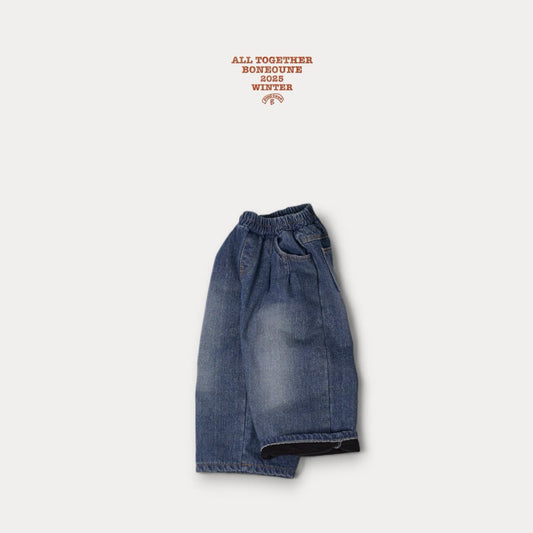 《予約》Pin Wide Denim Pants / Boneoune