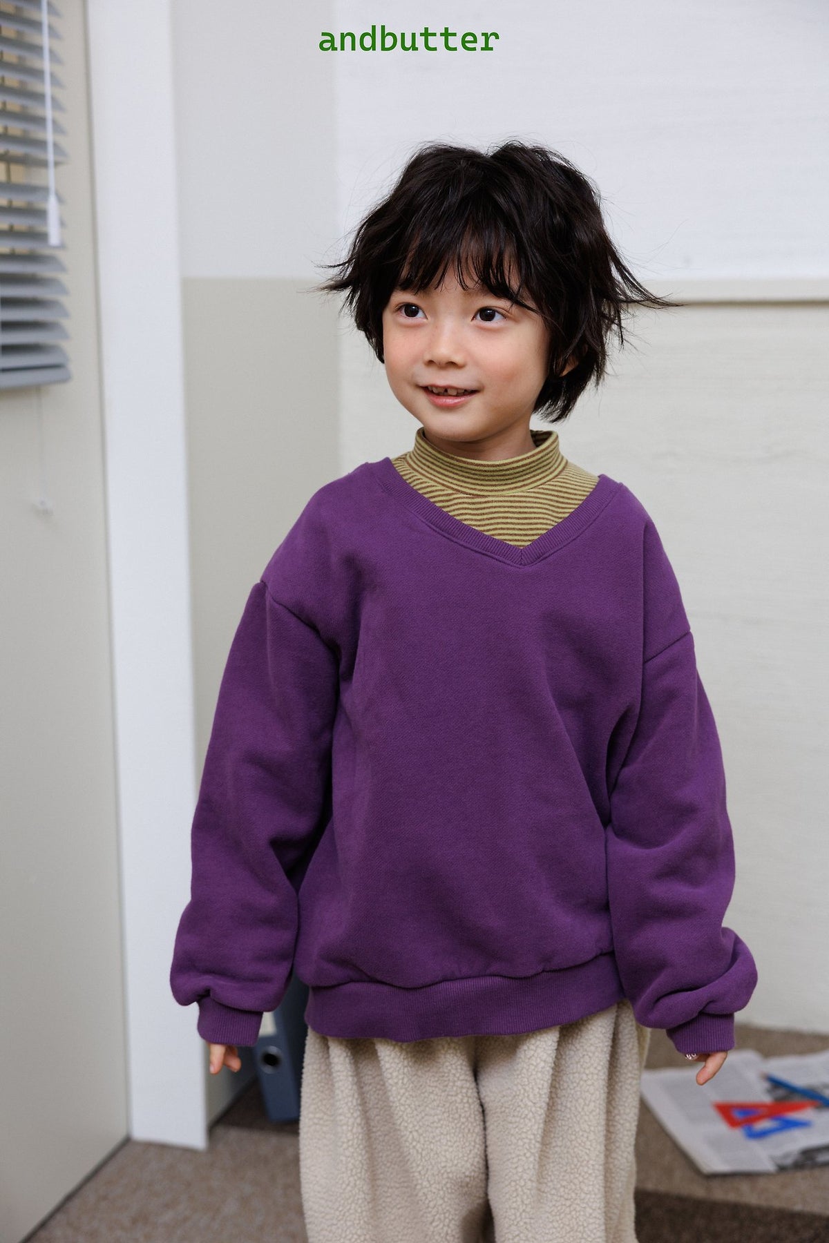 《予約》Mini Pocket Mock Neck / ANDBUTTER