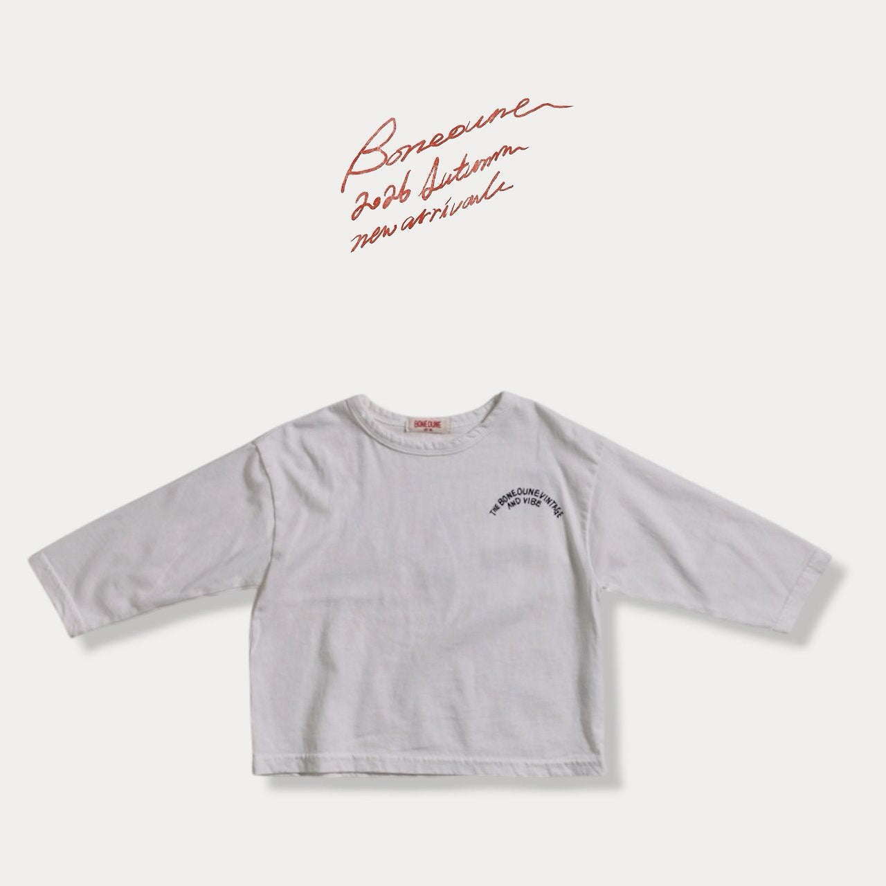 《予約》Bone Bio Single Tee / BONEOUNE