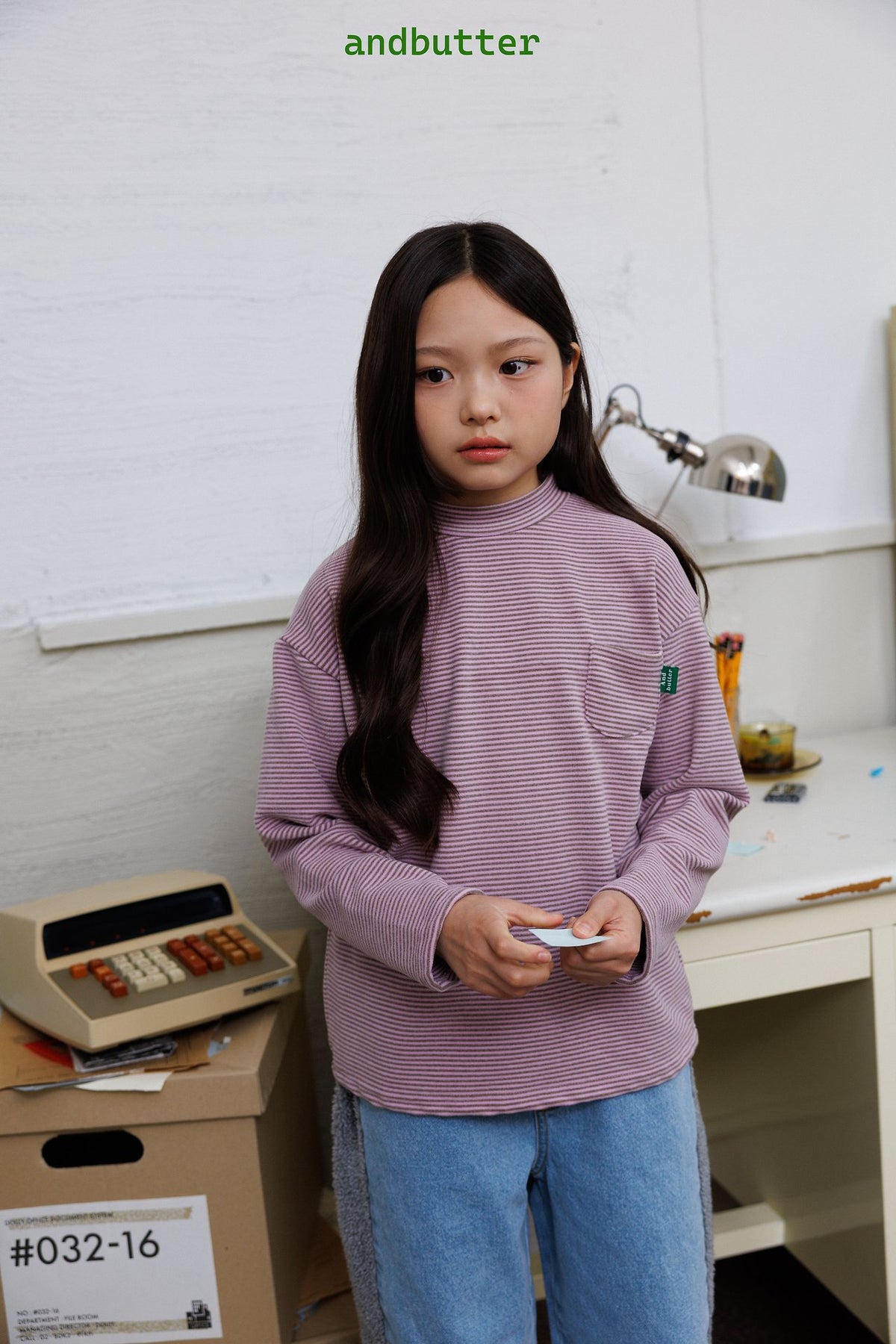 《予約》Mini Pocket Mock Neck / ANDBUTTER