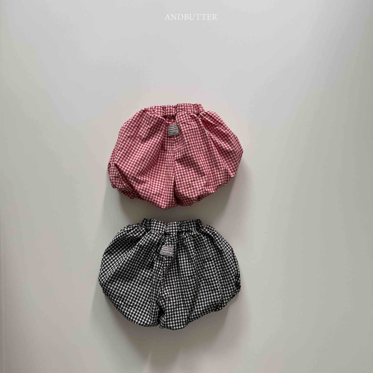 《予約》Check Balloon Pants / andbutter
