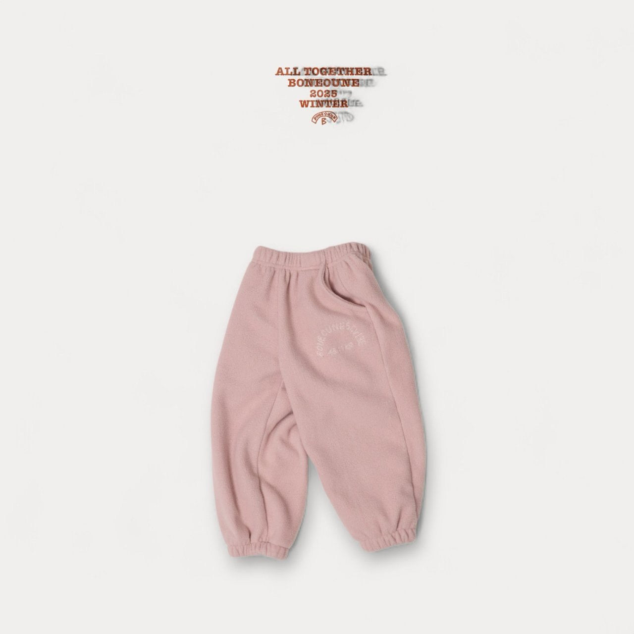 《予約》Rose Fleece Jogger Pants / Boneoune
