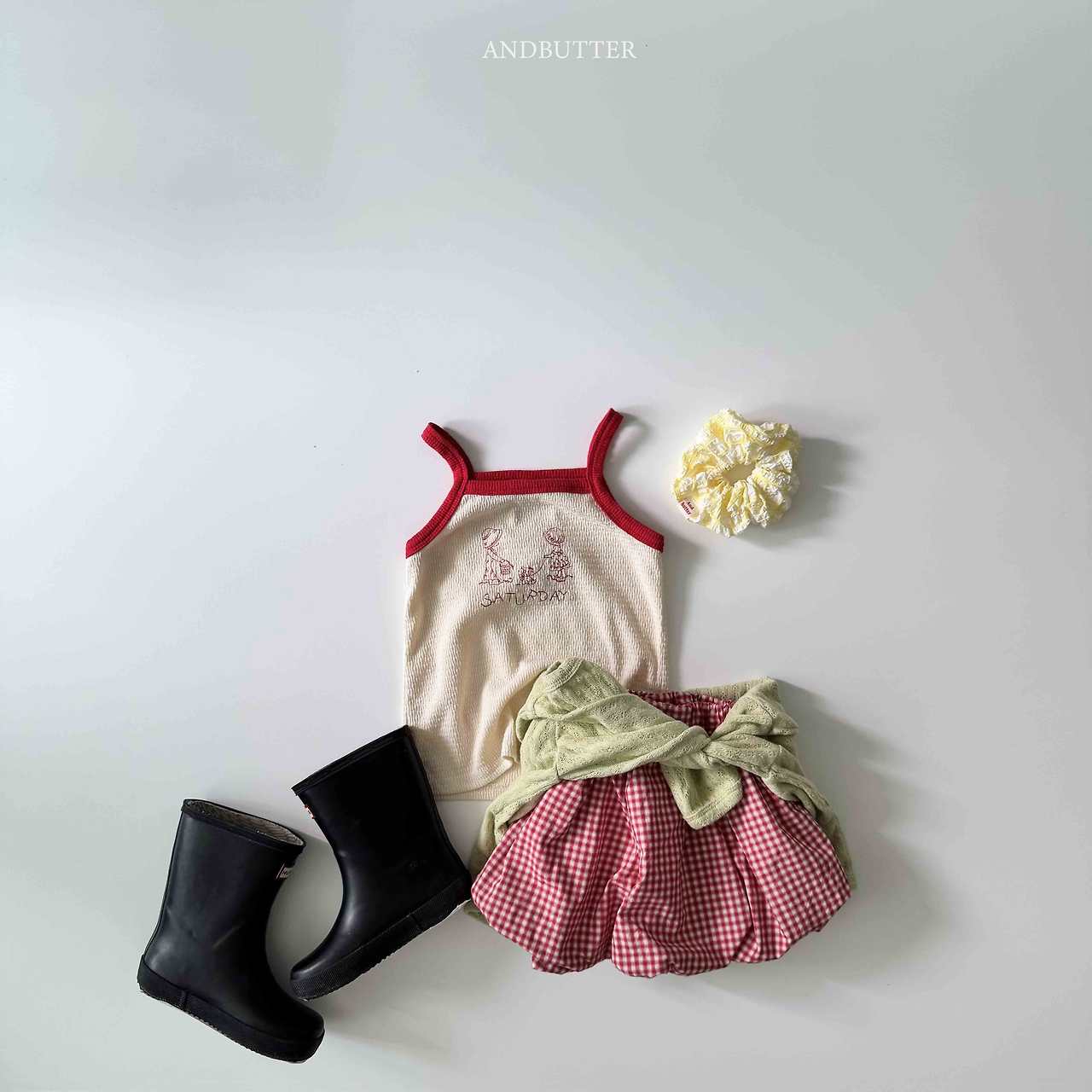 《予約》Check Balloon Pants / andbutter