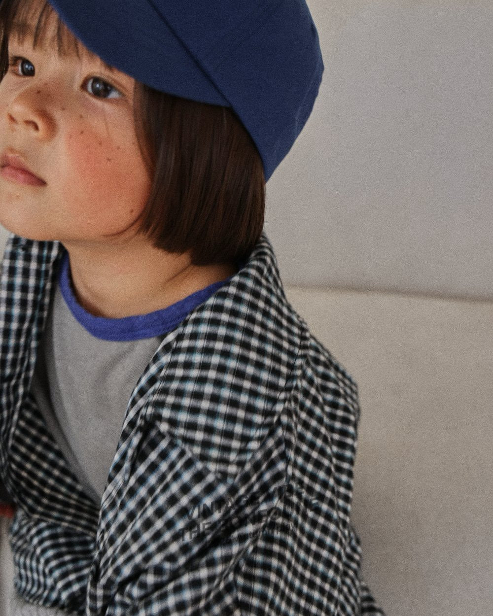 《予約》Go Go Check Shirt / BONEOUNE