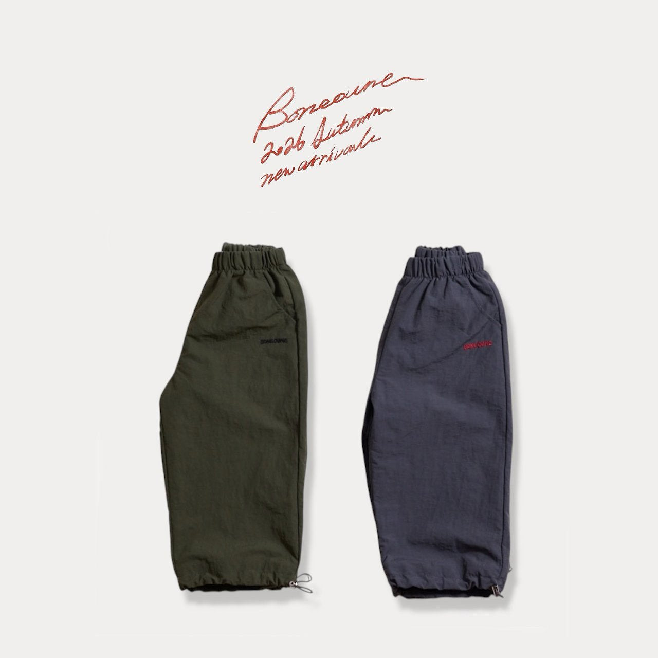 《予約》String Nylon pants / BONEOUNE