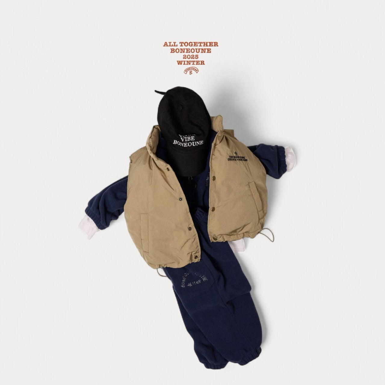 《予約》Rose Fleece Jogger Pants / Boneoune