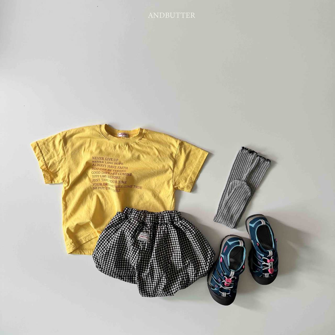《予約》Check Balloon Pants / andbutter