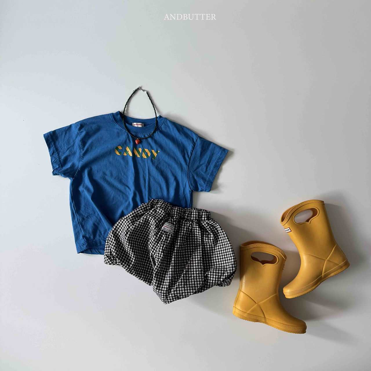 《予約》Check Balloon Pants / andbutter