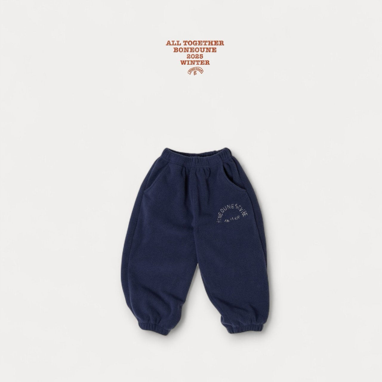 《予約》Rose Fleece Jogger Pants / Boneoune