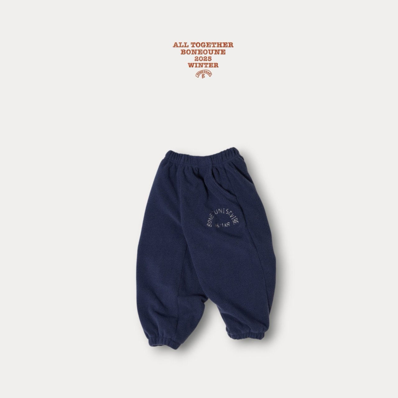 《予約》Rose Fleece Jogger Pants / Boneoune