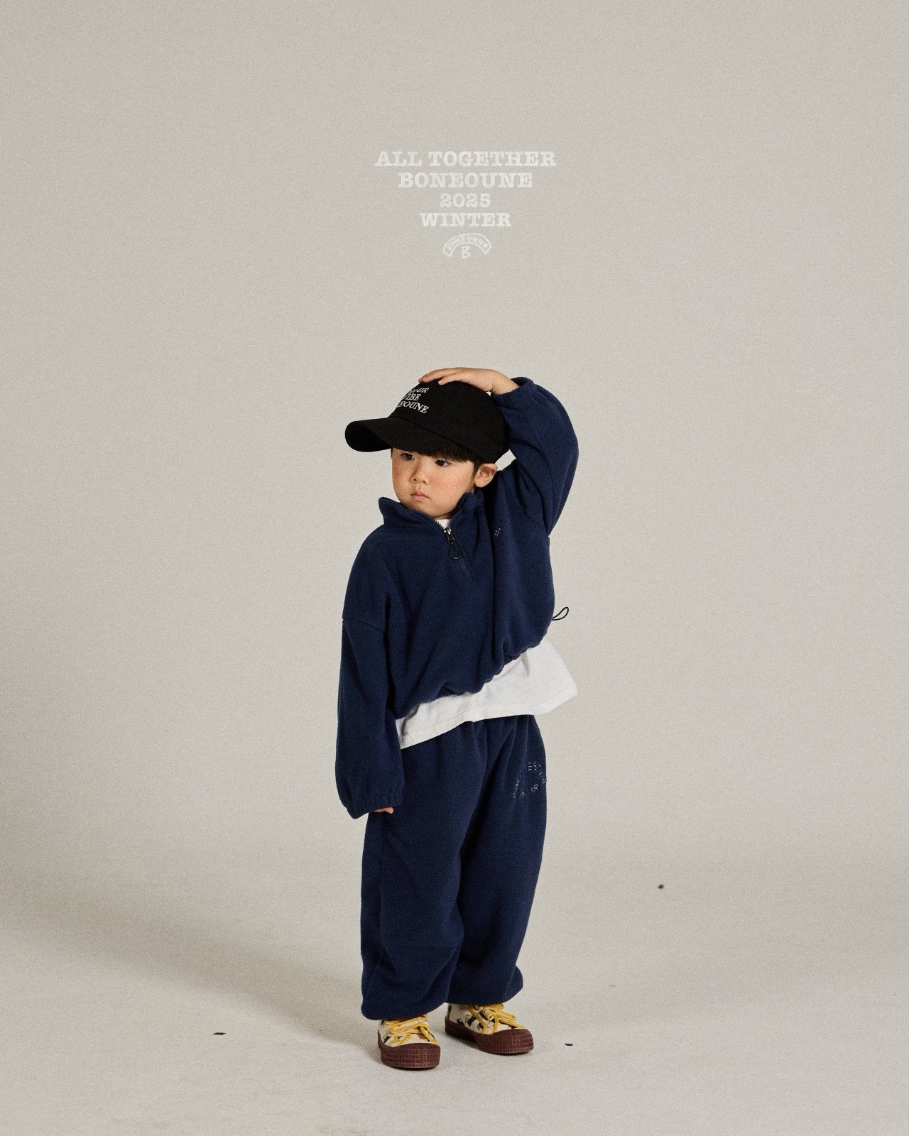 《予約》Rose Fleece Jogger Pants / Boneoune