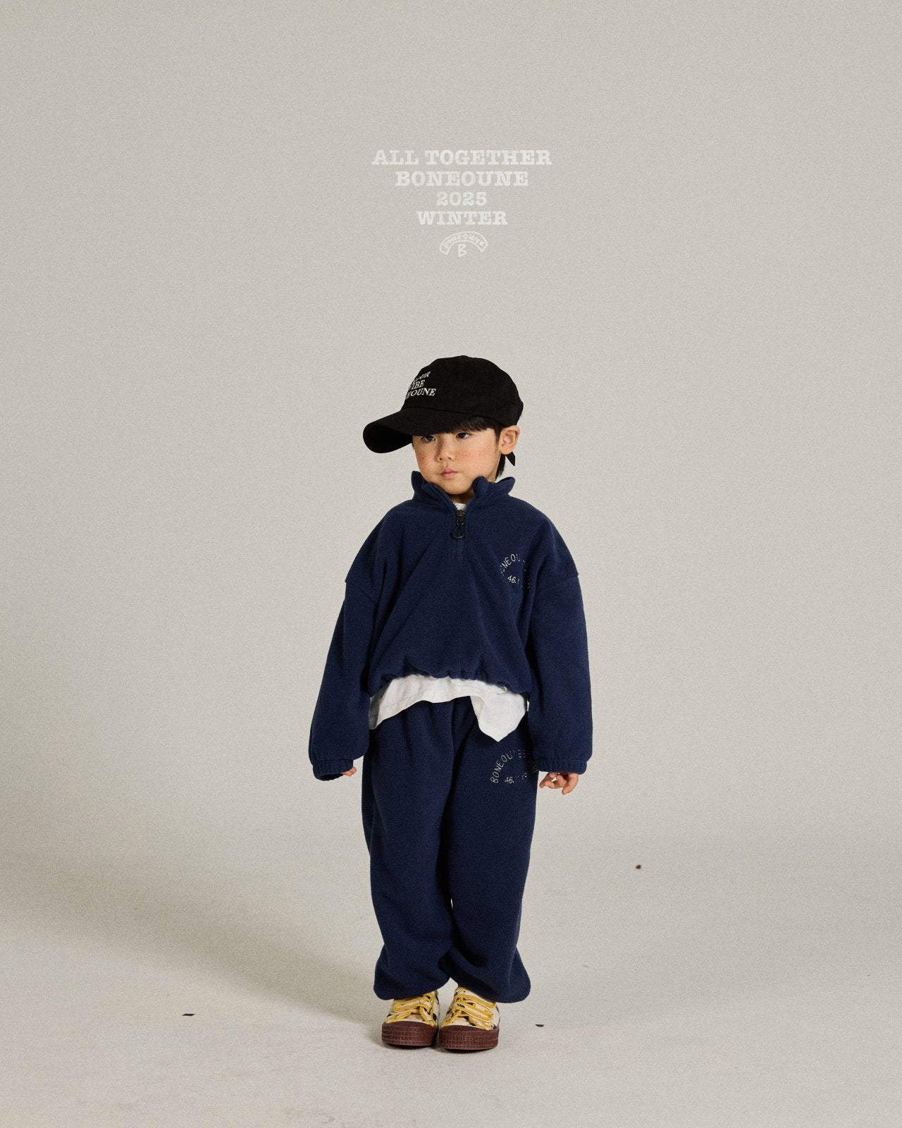 《予約》Rose Fleece Jogger Pants / Boneoune