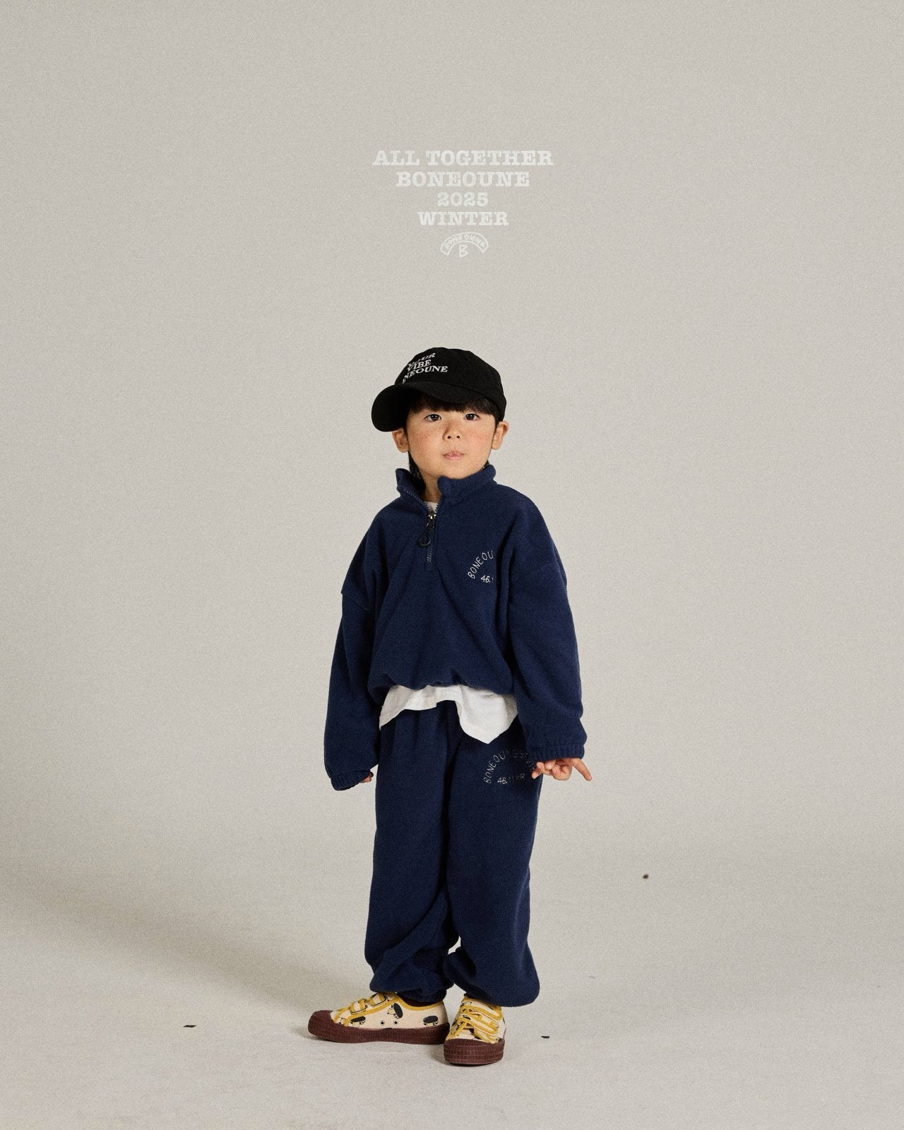 《予約》Rose Fleece Jogger Pants / Boneoune