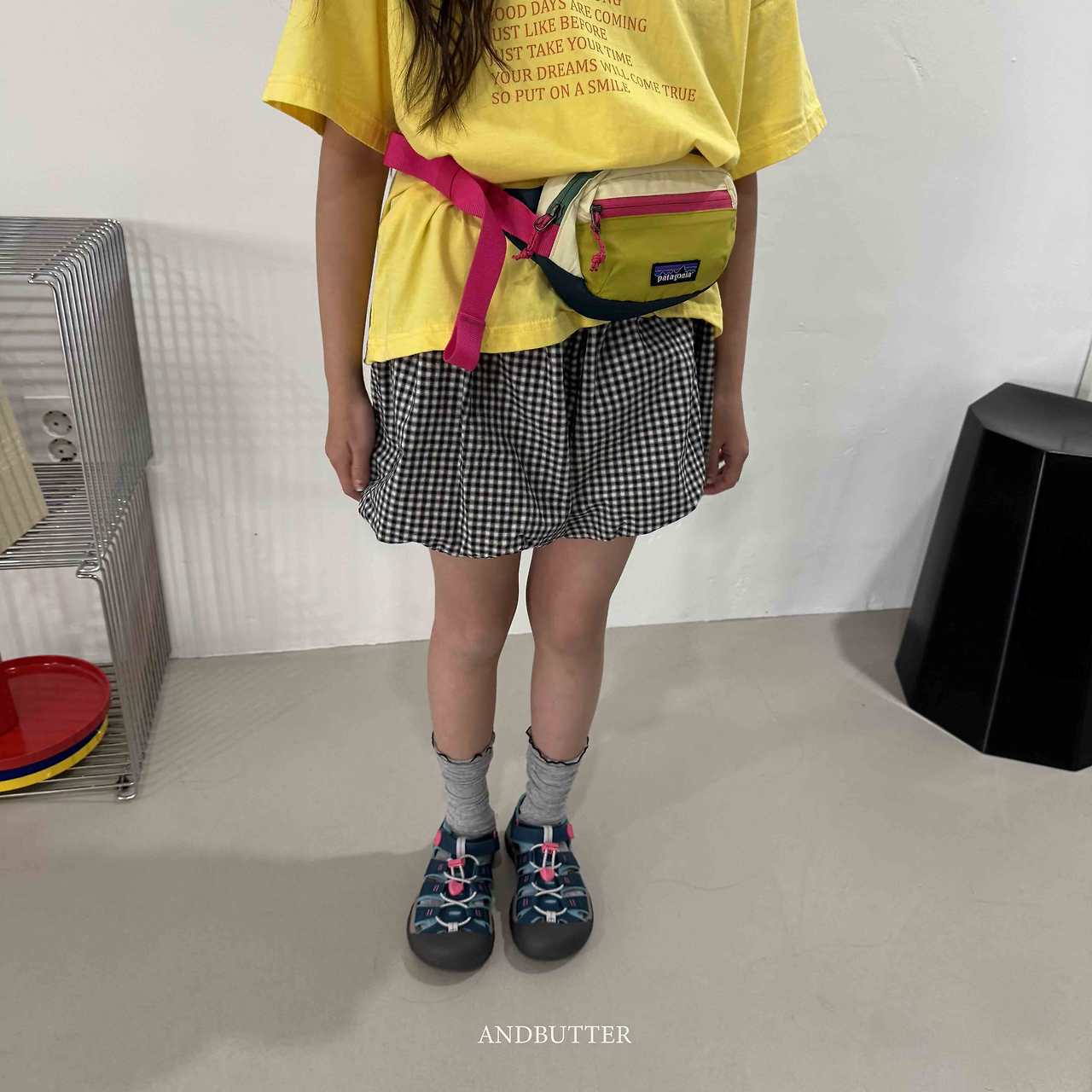 《予約》Check Balloon Pants / andbutter