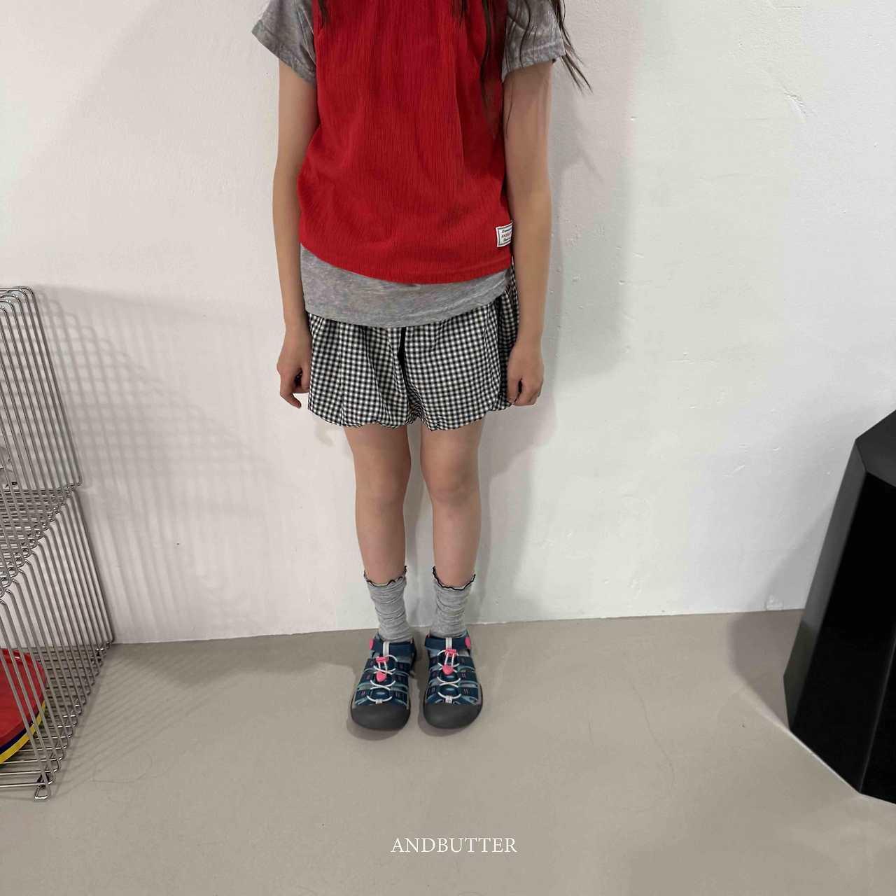 《予約》Check Balloon Pants / andbutter