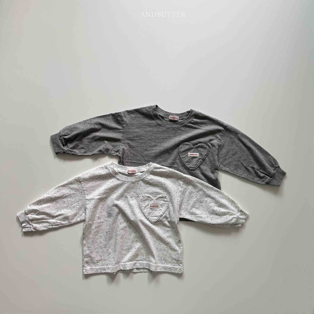 《予約》Heart Pocket Tee / andbutter