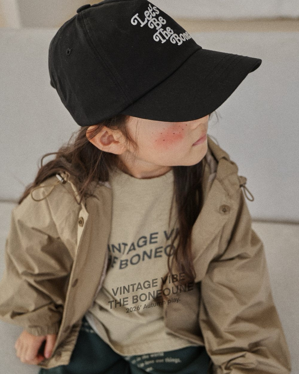 《予約》Vintage Layered Tee / BONEOUNE