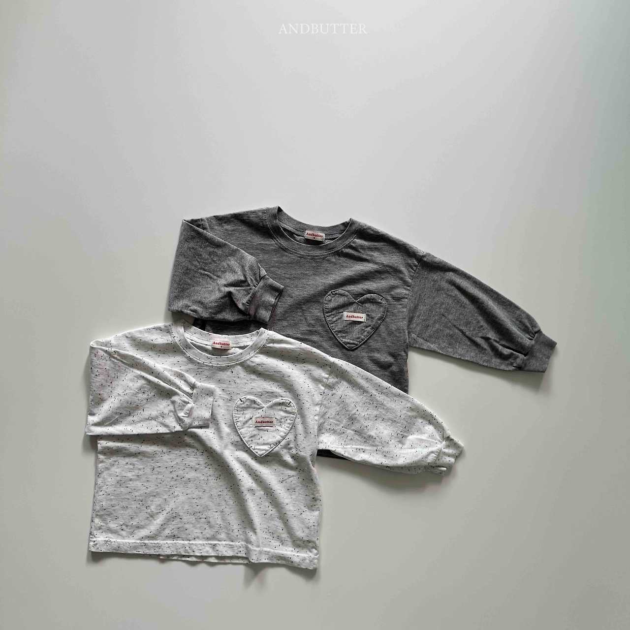 《予約》Heart Pocket Tee / andbutter