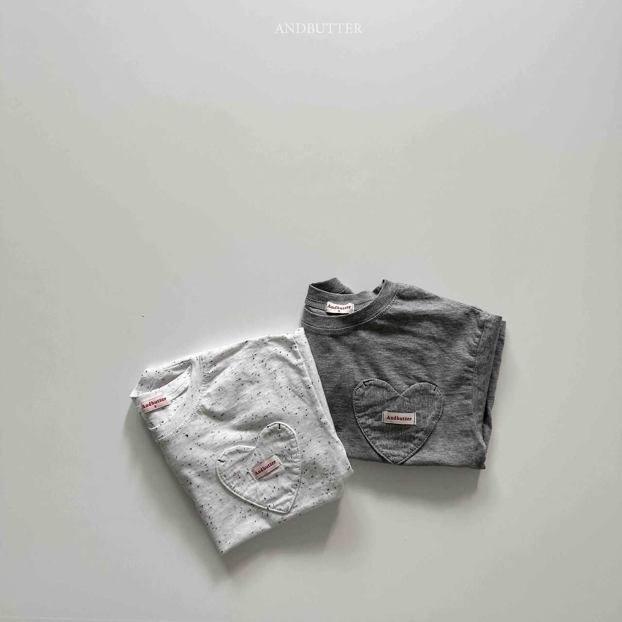 《予約》Heart Pocket Tee / andbutter