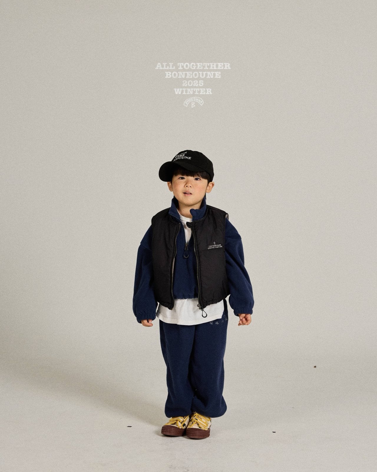 《予約》Rose Cropped Half Zip / Boneoune