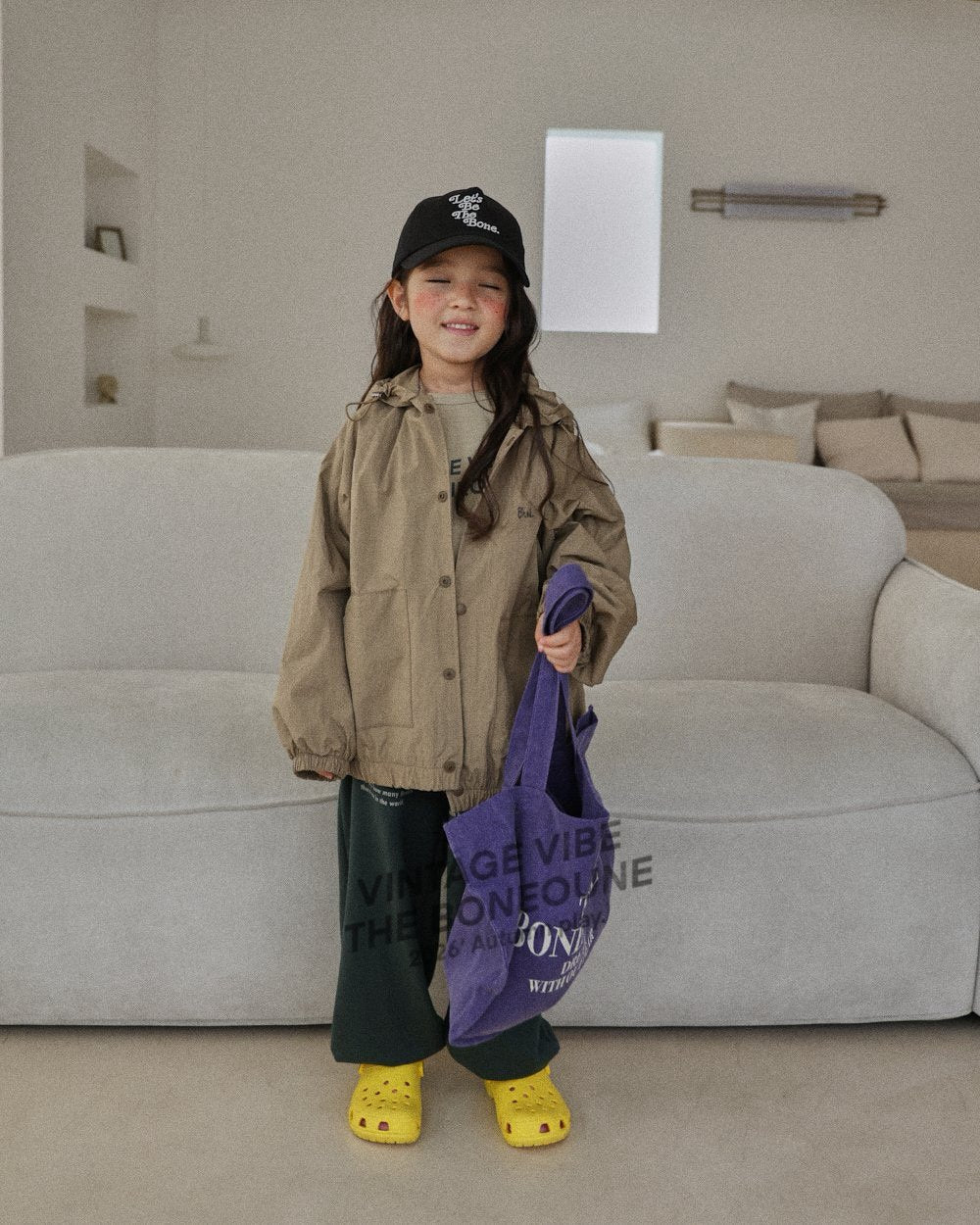 《予約》Square Windbreaker  / BONEOUNE