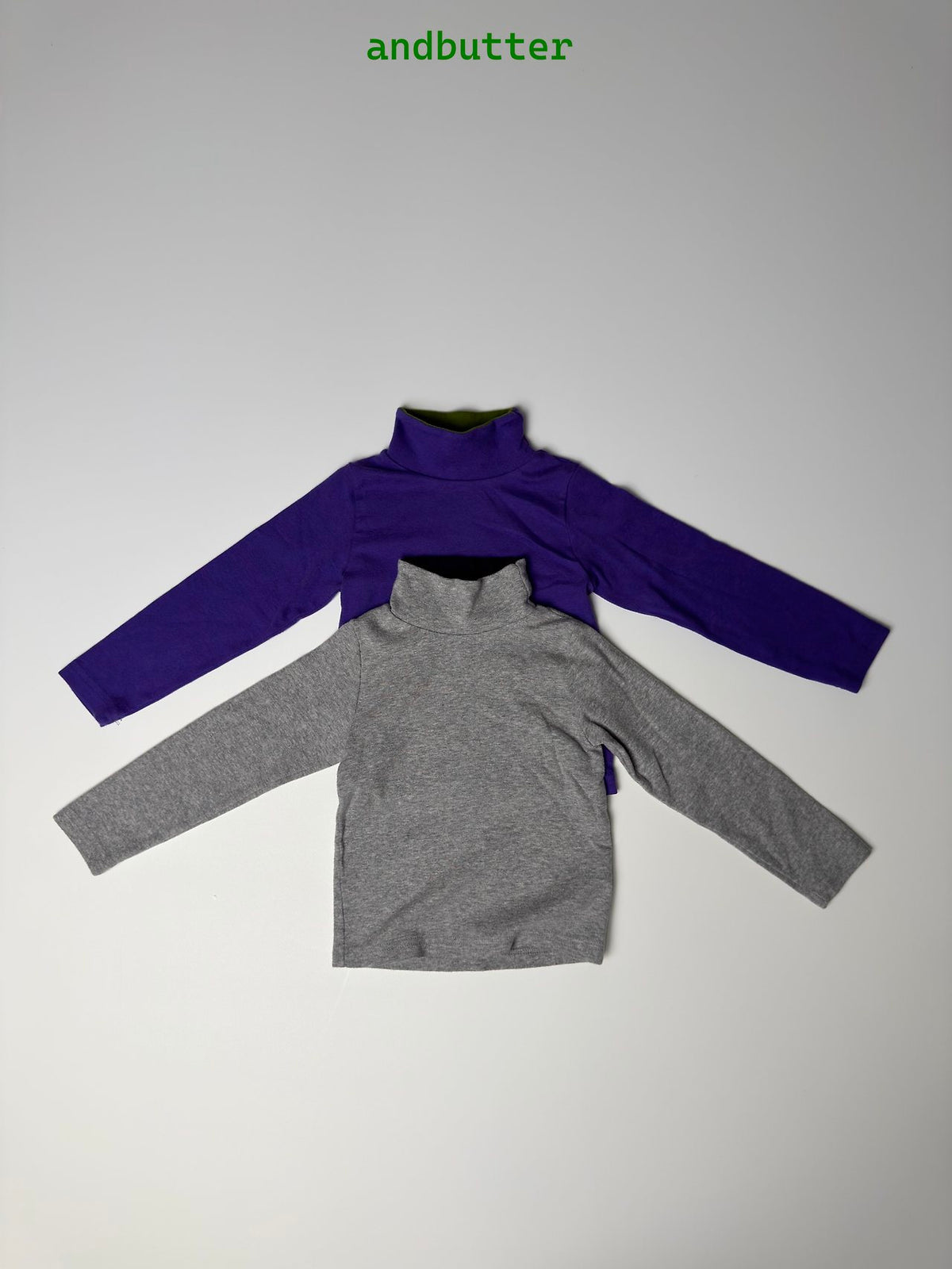 《予約》Contrast Neck Tee / ANDBUTTER