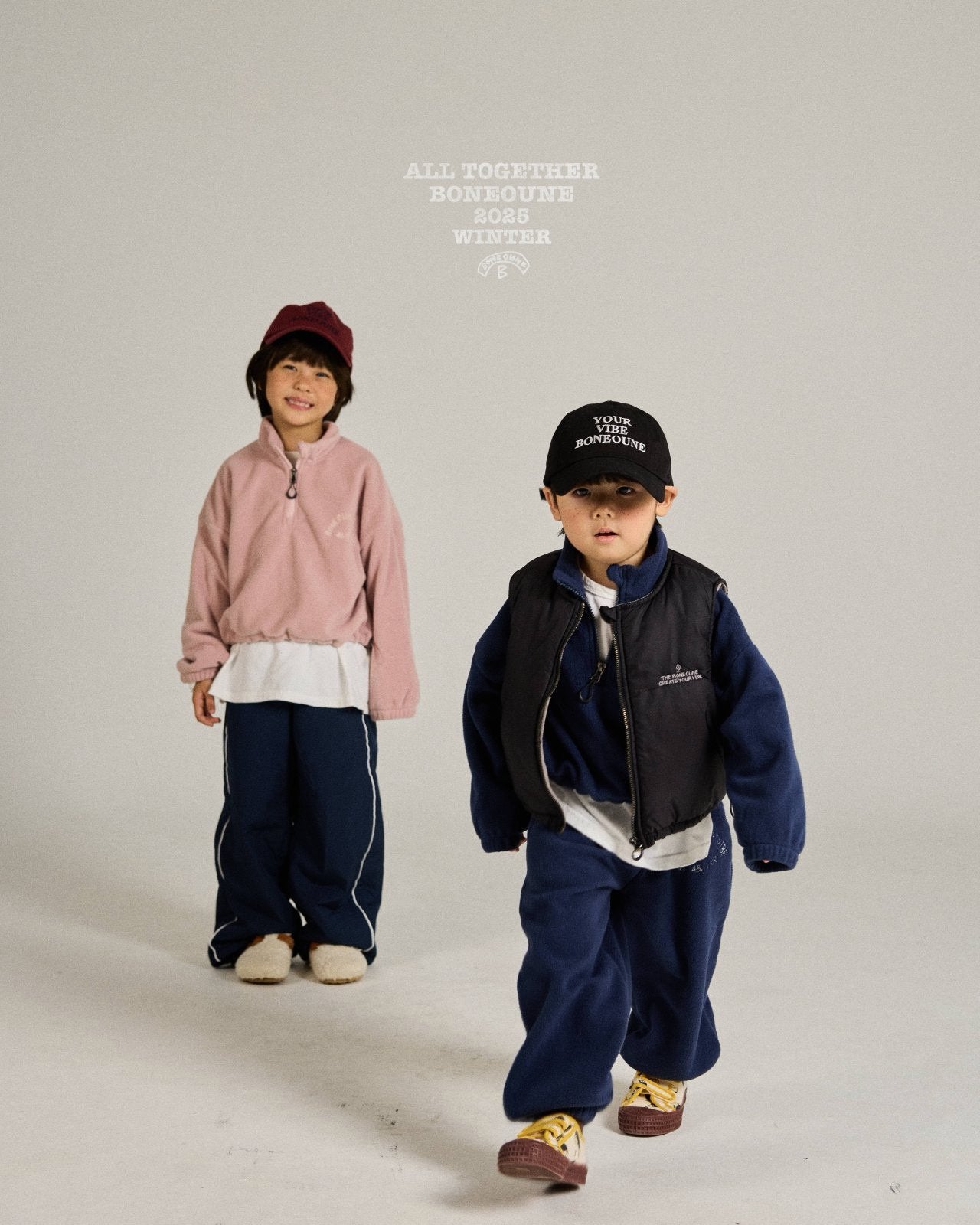 《予約》Rose Cropped Half Zip / Boneoune