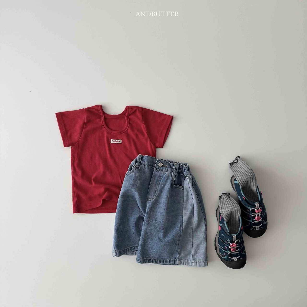 《予約》Back Point Tee / andbutter
