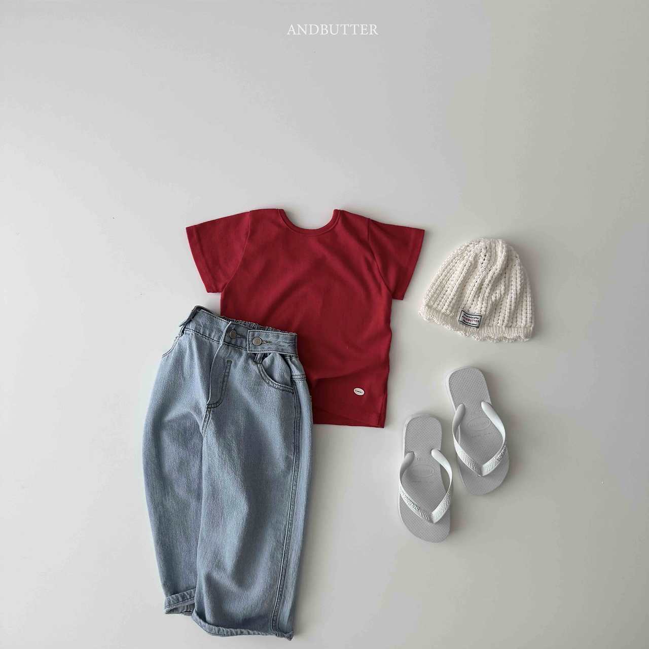 《予約》Back Point Tee / andbutter