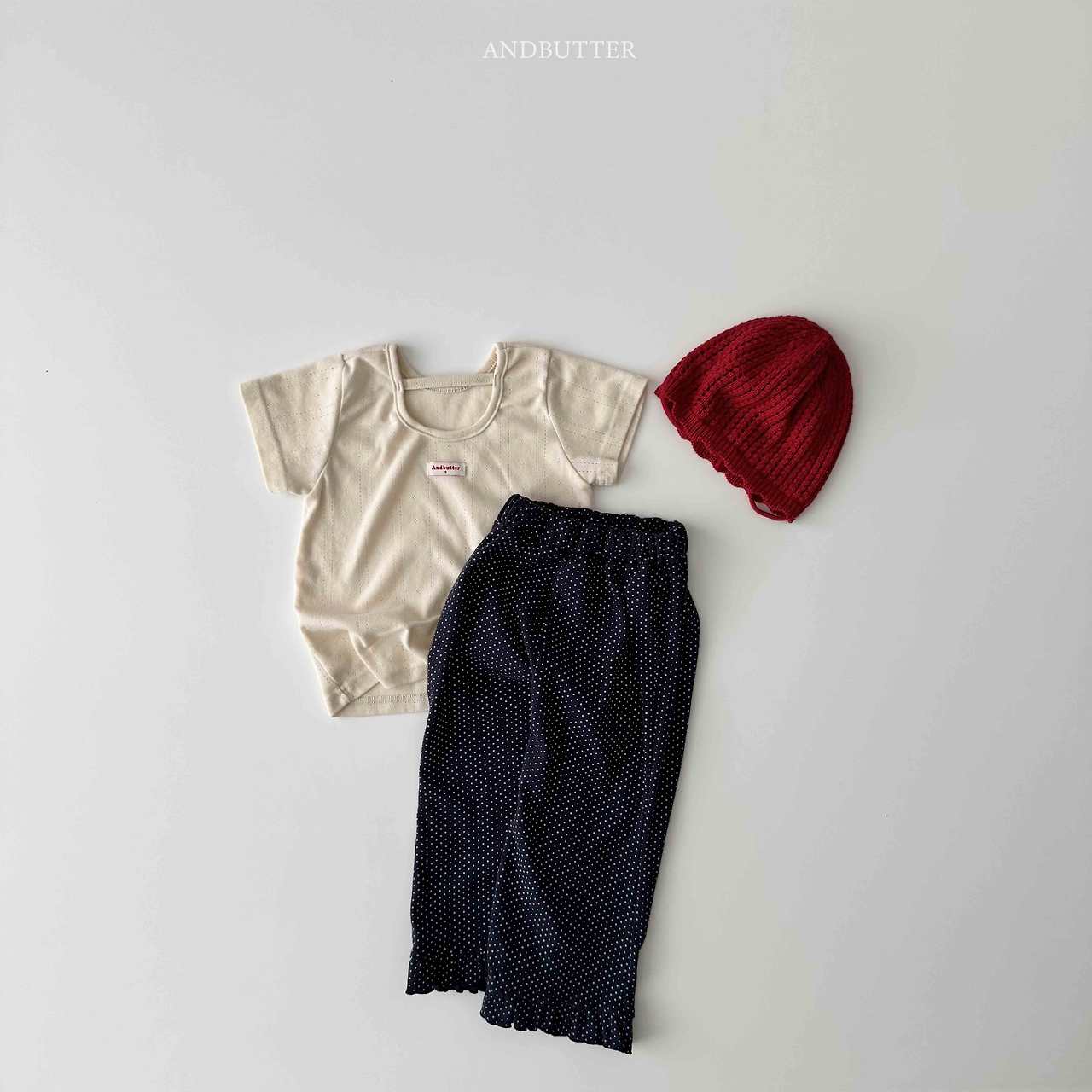 《予約》Back Point Tee / andbutter