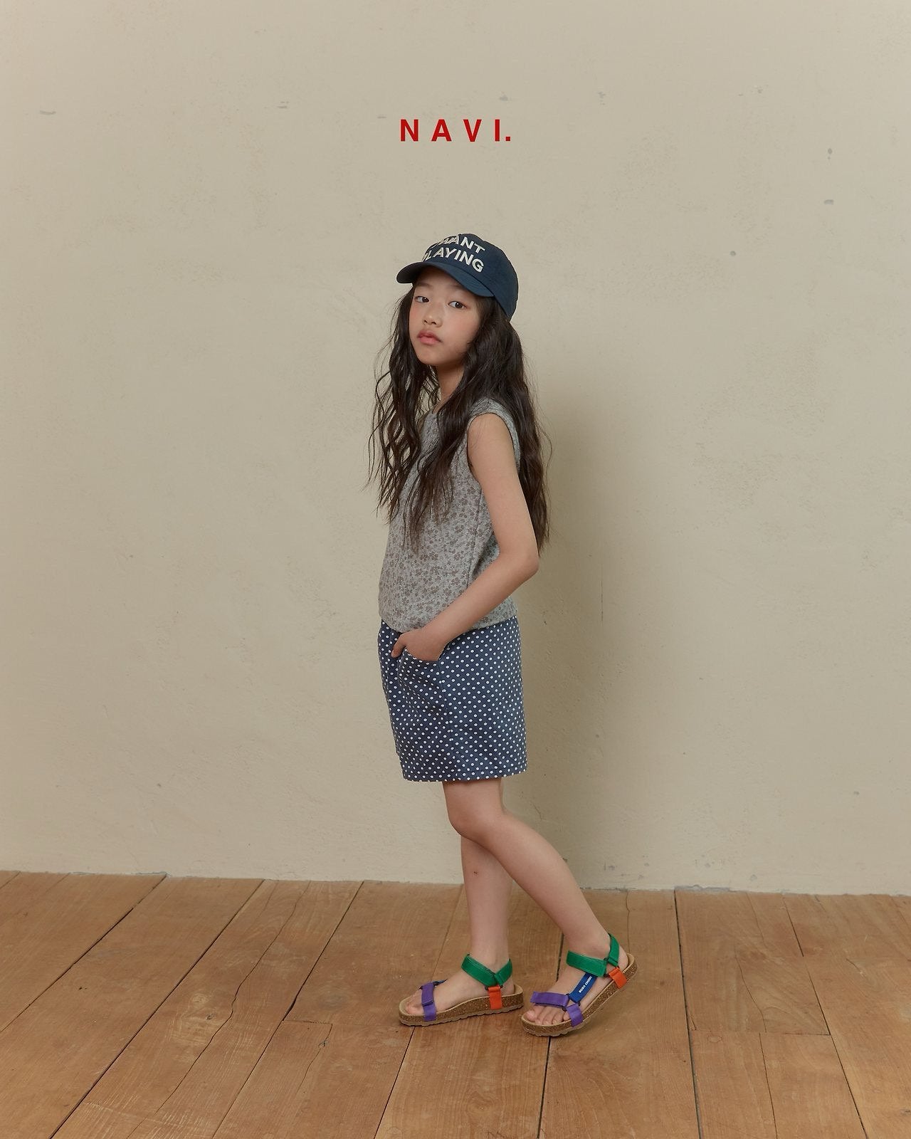 《予約》Polka Dot Pants / Navi