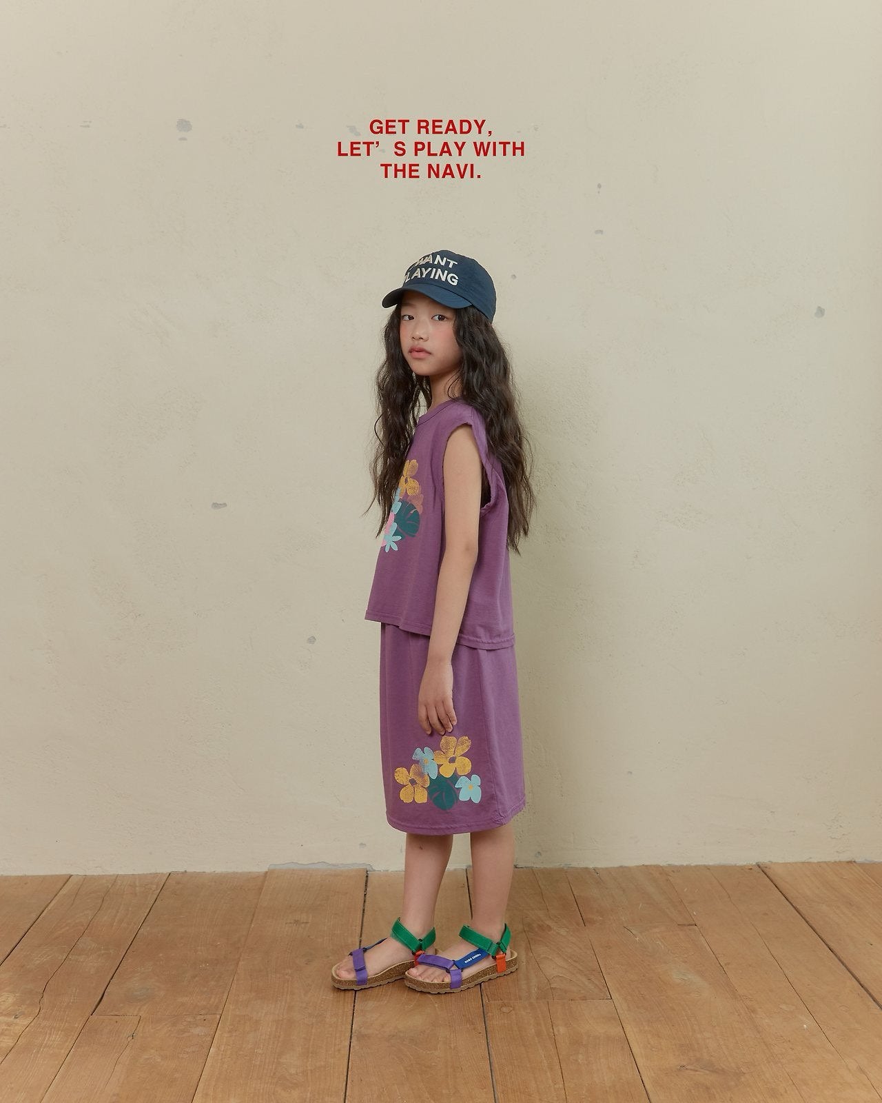《予約》Calla Lily Skirt / Navi