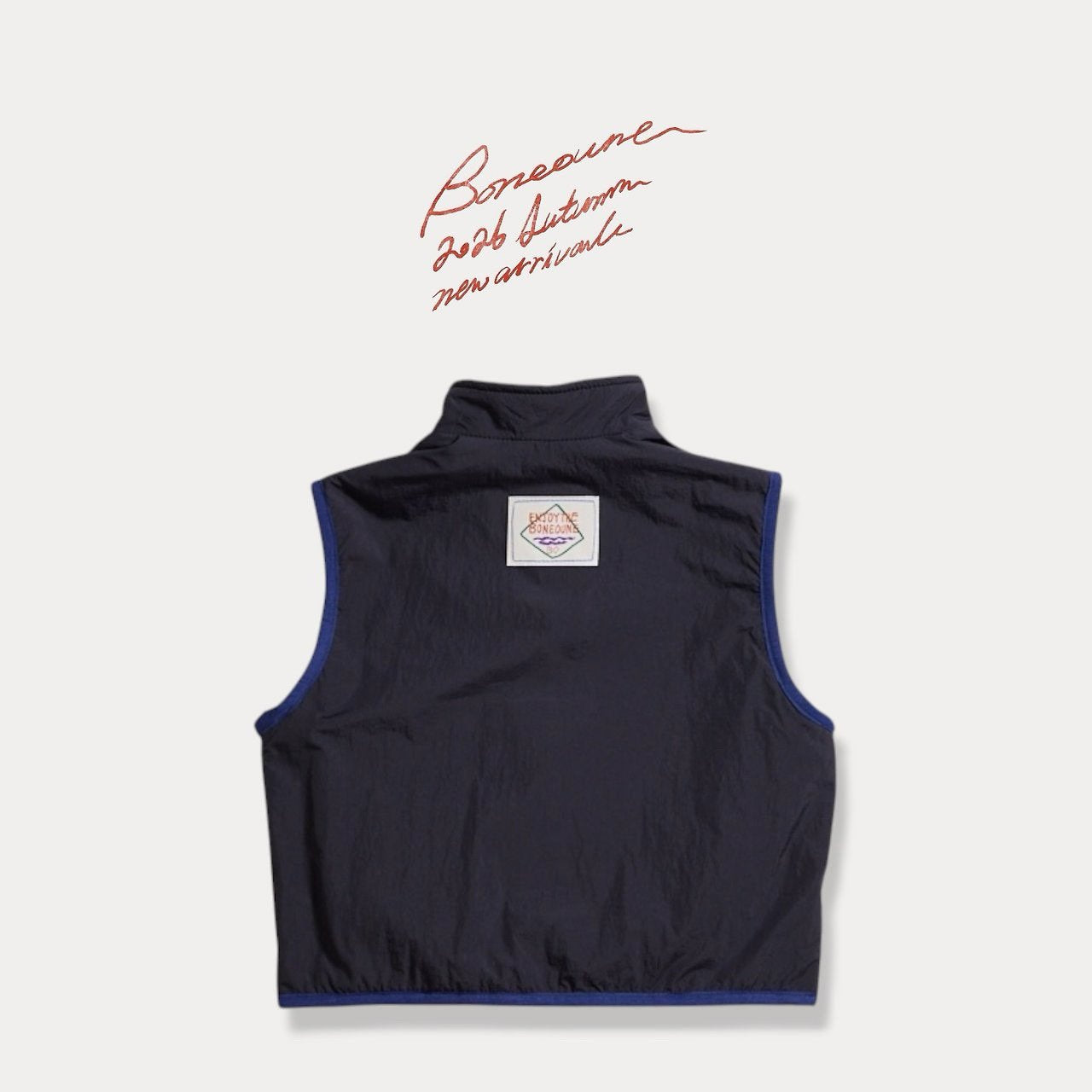 《予約》Two-Tone Pata Vest / BONEOUNE