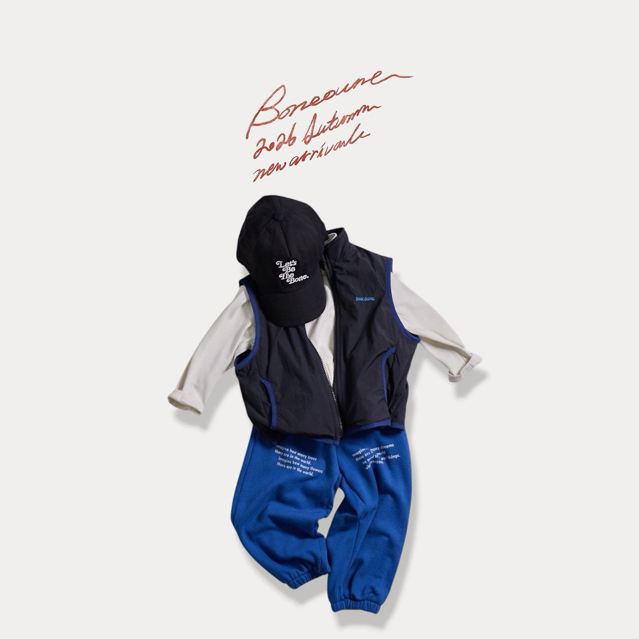 《予約》Two-Tone Pata Vest / BONEOUNE