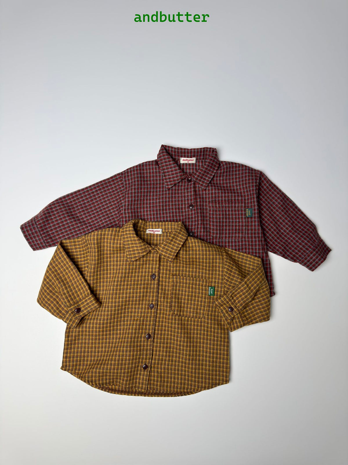 《予約》Toffee Check Shirt / ANDBUTTER