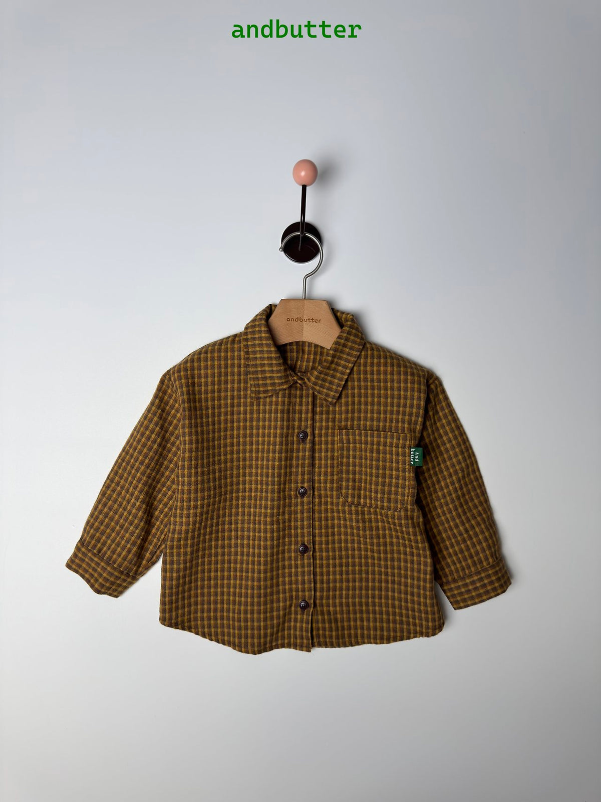 《予約》Toffee Check Shirt / ANDBUTTER